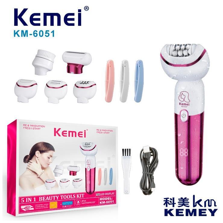 ماشین شیور موی های زائد ضد اب kemei