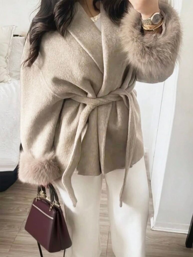 کاپشن زنانه خزانی
